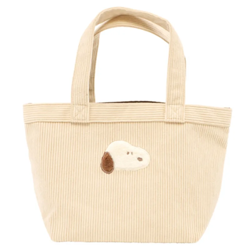

Кавайная Снупи Чарли коричневая японская фотография милая маленькая сумка Портативная Студенческая Ланчбокс бэнто сумка