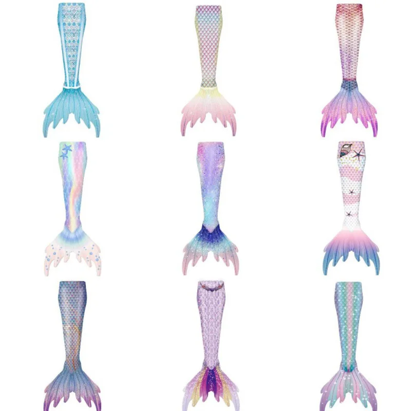 

Детский костюм Русалочки для косплея, женская пляжная одежда, купальный костюм, бикини, моноласт, Хэллоуин