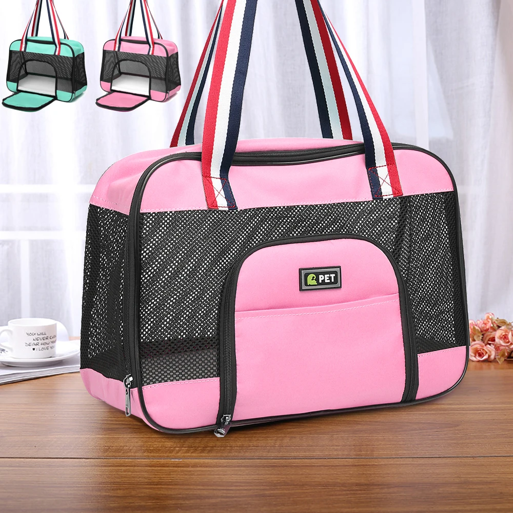 

Portable Dog Carrier Bag Breathable Mesh Pet Puppy Travel Bag Backpack Outdoor Shoulder Bag For Small Dogs Cats Chihuahua Yorkie