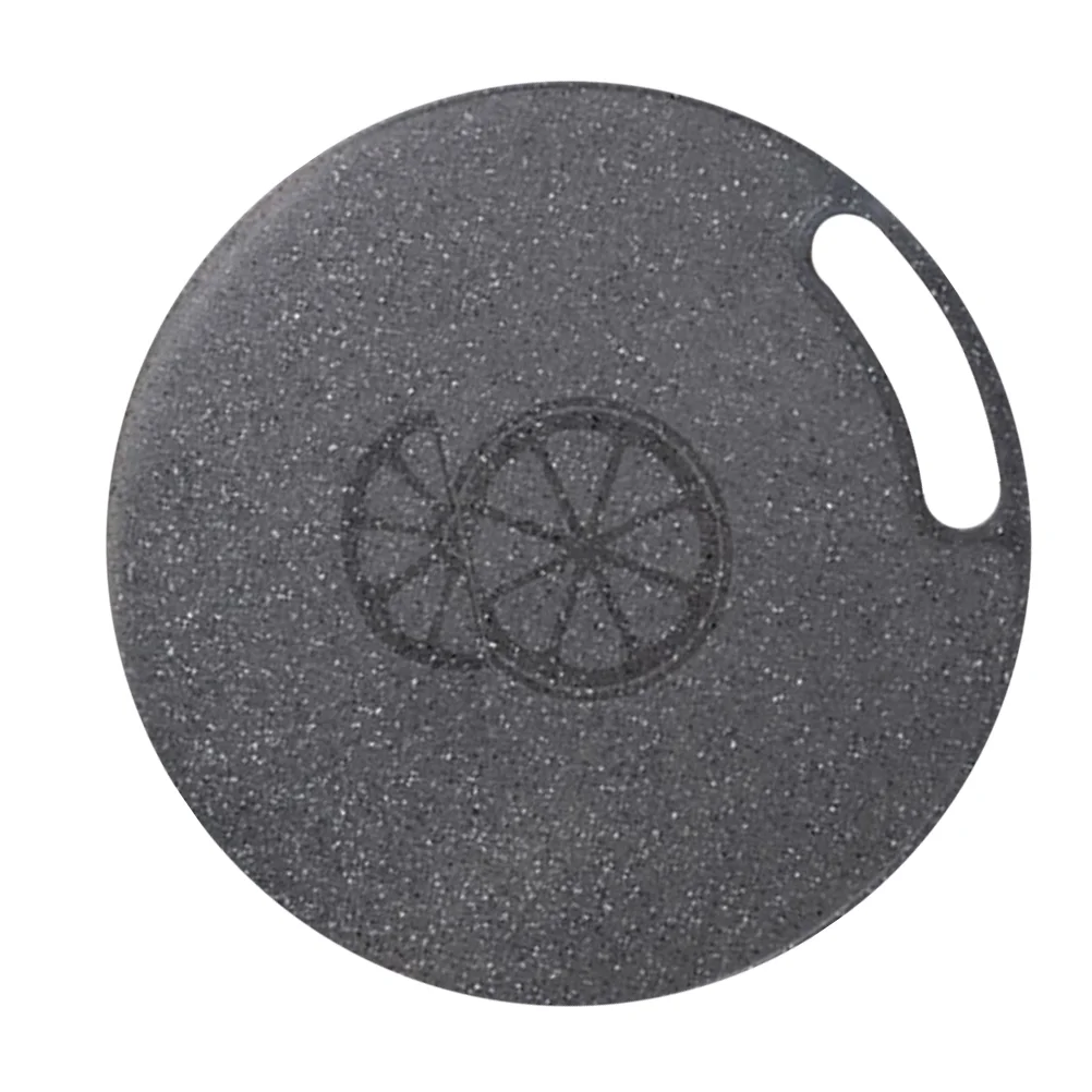 

Kitchen Essentials Cutting Board Reversible Marble Granite Gray Wound with Easy Grip Handle and Non Porous with Grooves