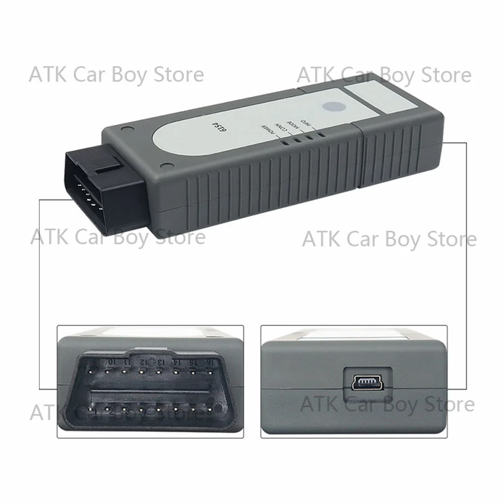 Автомобильные диагностические инструменты V-A-S 6154A V1.9 с поддержкой Wi-Fi Пластик +