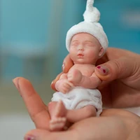 2022 15cm girl micro preemie full body silicone baby doll joseph lifelike mini reborn bebes doll surprice children anti stress