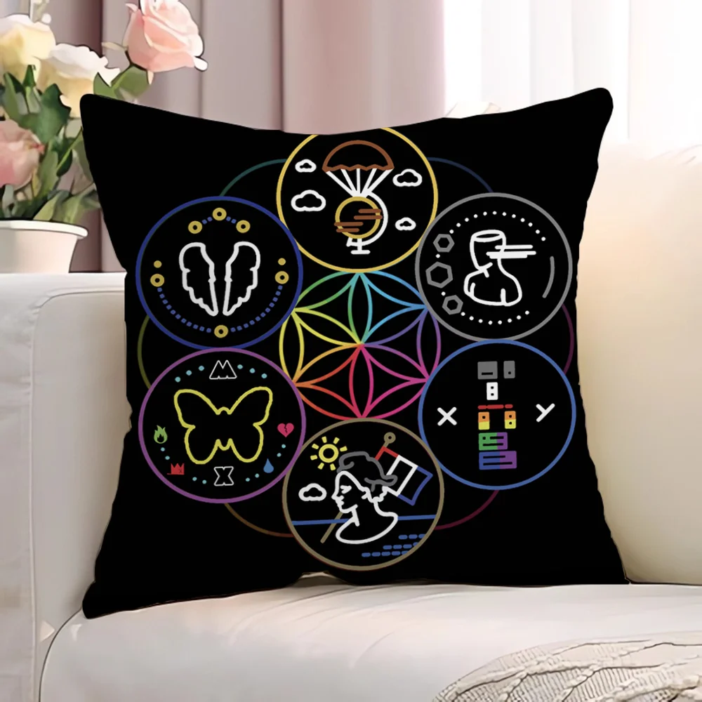 C-Coldplay Плюшевые Декоративные Наволочки 40x40 45x45 Квадратные Экологически Чистые