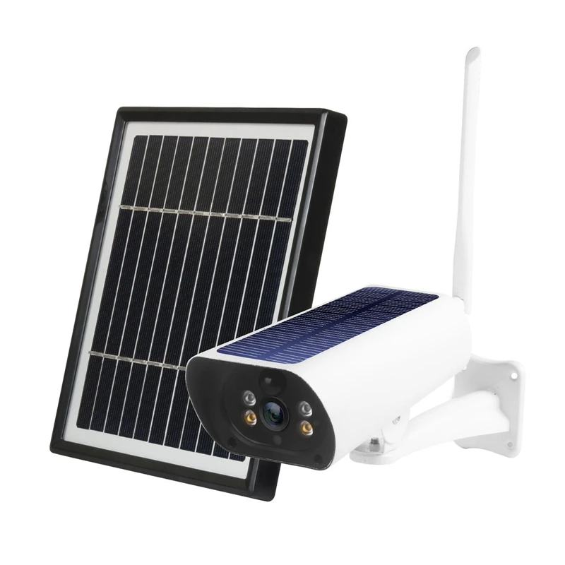

Wireless Security Camera With 3.3W Solar Panel 2MP Wi-Fi CCTV Camera 2 Way Audio PIR Human Detection Night Vision Camera