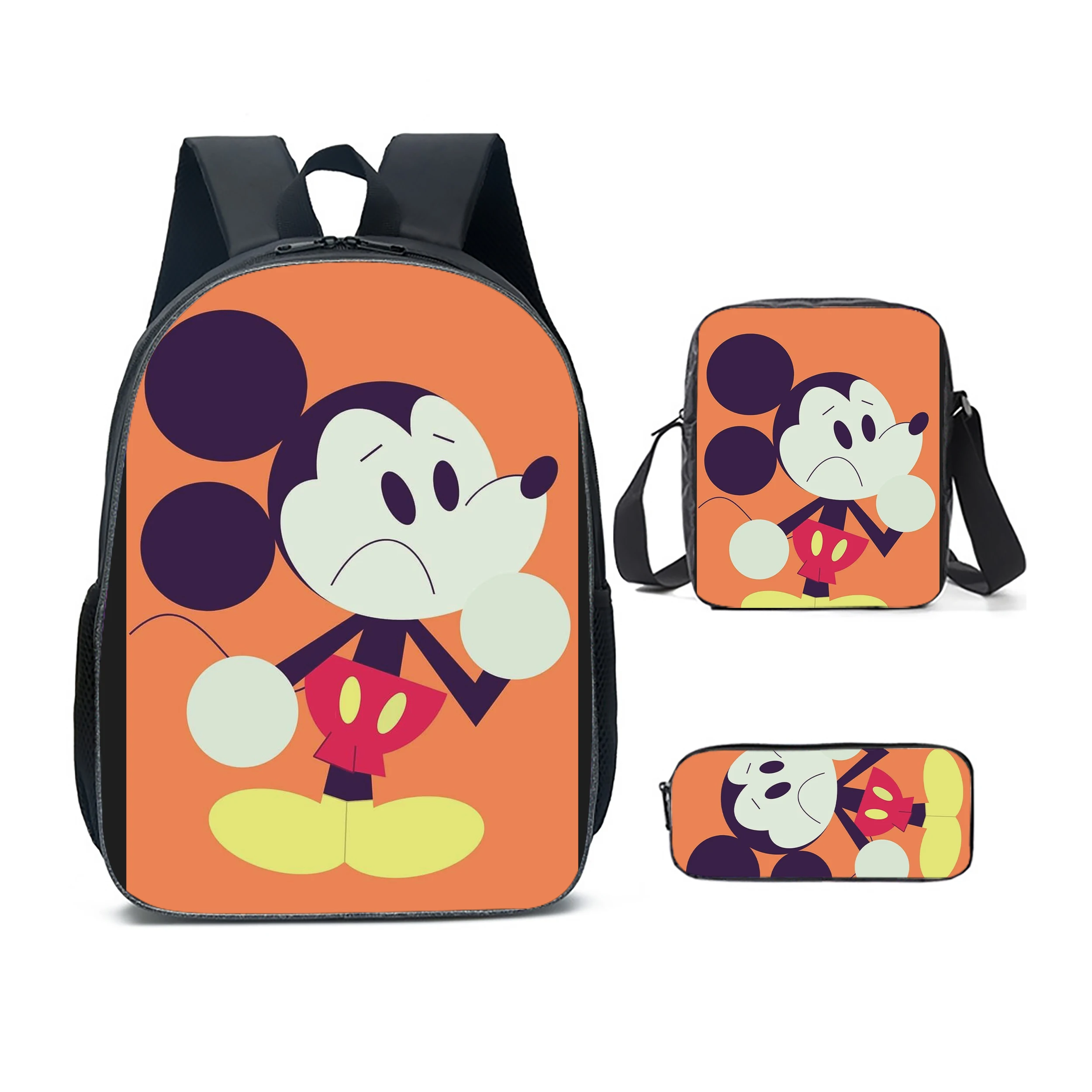 

Disney Mickey CartoonAnime Backpack Kids School Bags Galaxy Space for Casual Schoolbags Starry Night Laptop Travel Bags