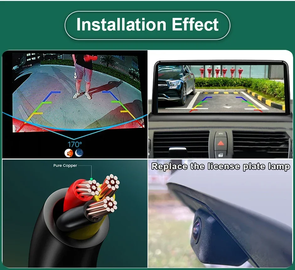 Камера заднего вида для BMW E38 E39 E46 E60 E61 E65 E66 E90 E91 E92 X3 X4 X5 X6