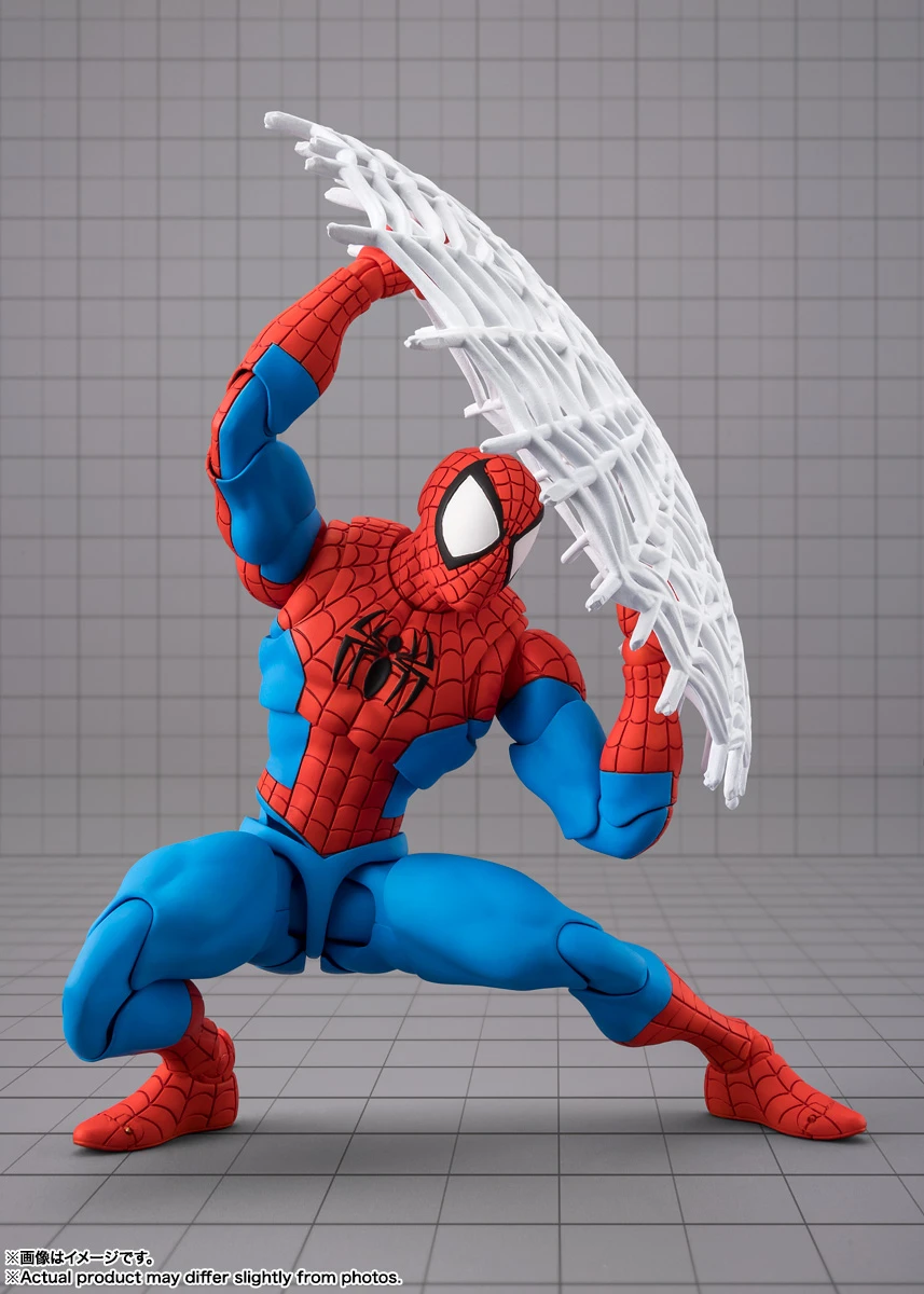 Фото Горячая распродажа! В наличии: фигурки Bandai SHFiguarts MARVEL GAMERVERSE — Волкерин, Человек-паук, Циклоп. Аниме-модели, подарок. №5