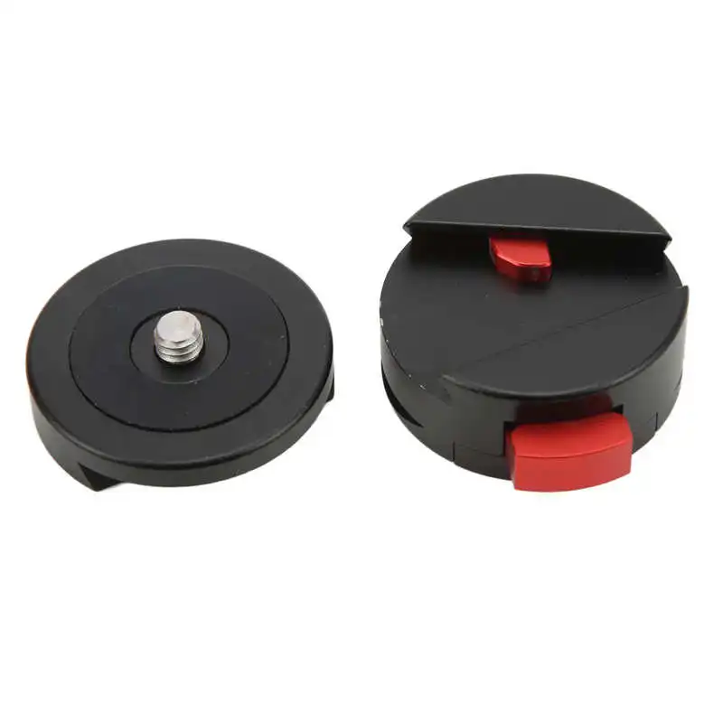 

Quick Release Plate Clamp Quick Release Clamp with 1/4in Screw V Port 3/8in Screw Hole for Digital Cameras