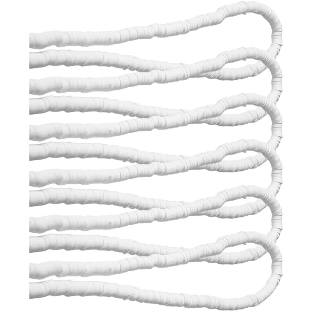 

Bracelets Clay Beads Polymer Jewelry Surfer Bead Stackable White Bracelet Heishi Loose Bohemiaspacer Beaded Elastic Stretch