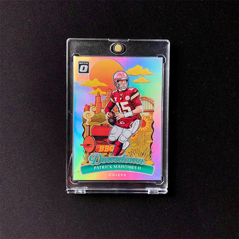 Фото 2025 PANINI DIY Optic NFL Landmark City Teka Chiefs Mahomes Downtown Refraction Card Homemade Card №4