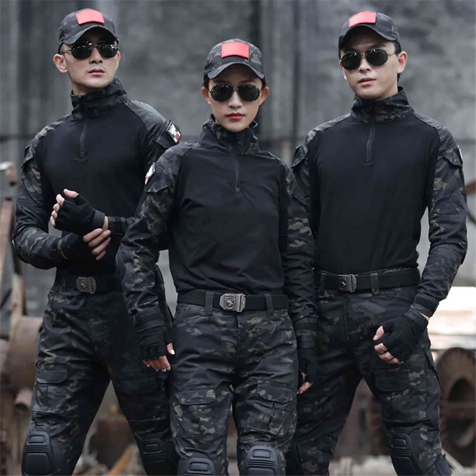 CS Tactical Frog Suit Men Women Camouflage Military Uniform Army Fans Outdoor Wear-resistant Breathable Training Hunting Clothes