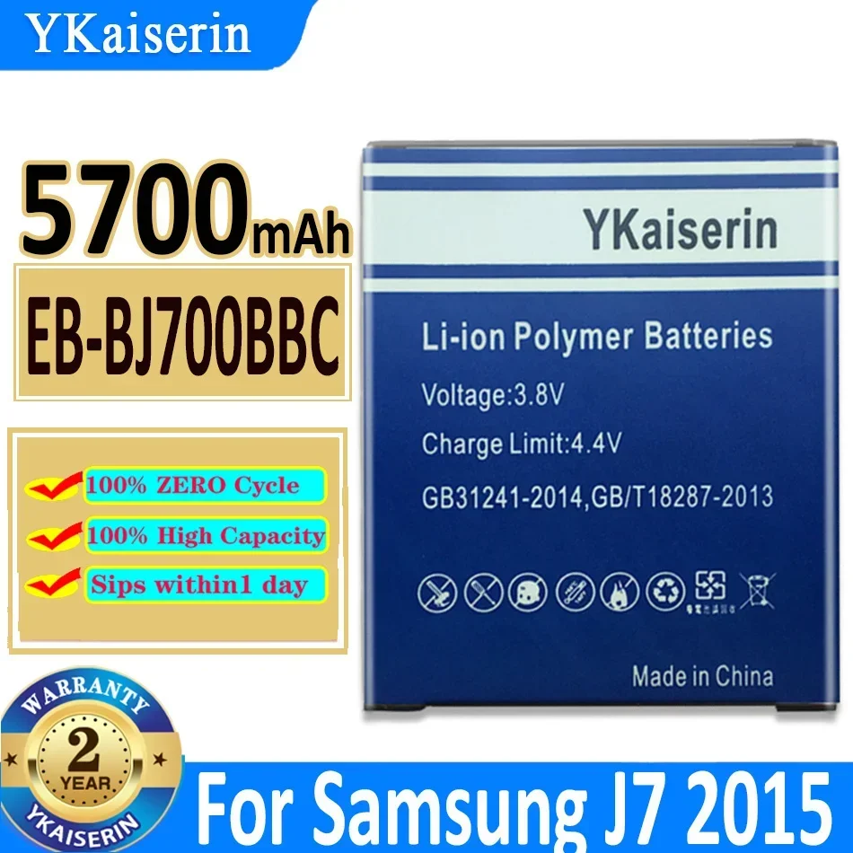 Аккумулятор YKaiserin емкостью 5700 мАч EBBJ700BBC для Samsung Galaxy J7 Neo 2015 J7009 J7000 J7008 J700F SM-J700f