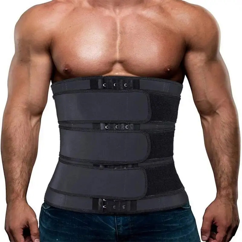 

Girdle Belt Men's European and American Sports Body Sculpting Belt Fitness Body Sculpting Abdominal Belt Sweating Abdominal