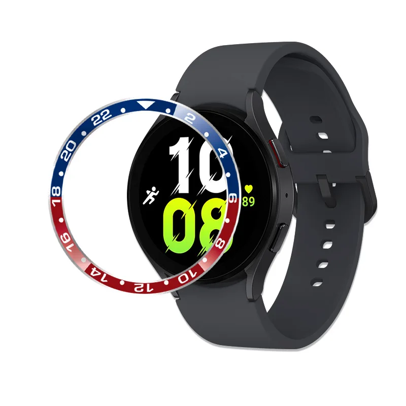 Metal Bezel for Samsung Galaxy Watch 4 Classic 46mm 42mm Alloy Cover Adhesive Case Bumper Ring For galaxy watch 4 5 40mm 44mm