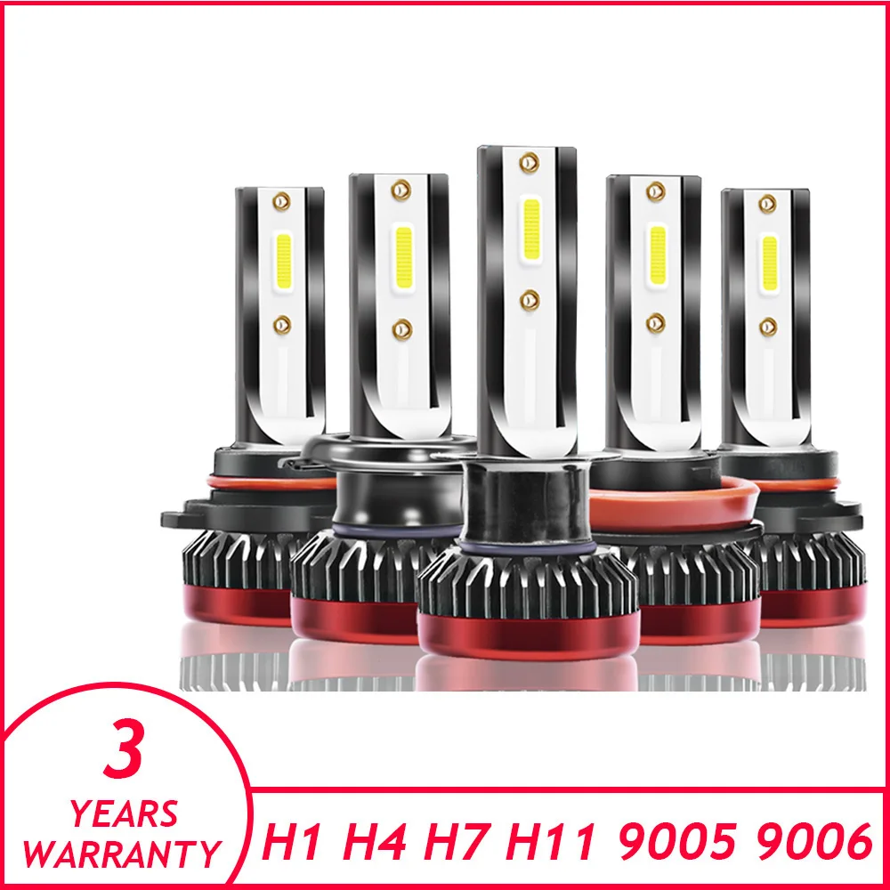 

Mini H4 H7 LED Truck Car Headlight Bulbs 110W 20000Lm 12V 24V 36V 3570 Chip H1 H3 H11 H13 H27 HB3 HB4 6500K Auto Lamp LED C6