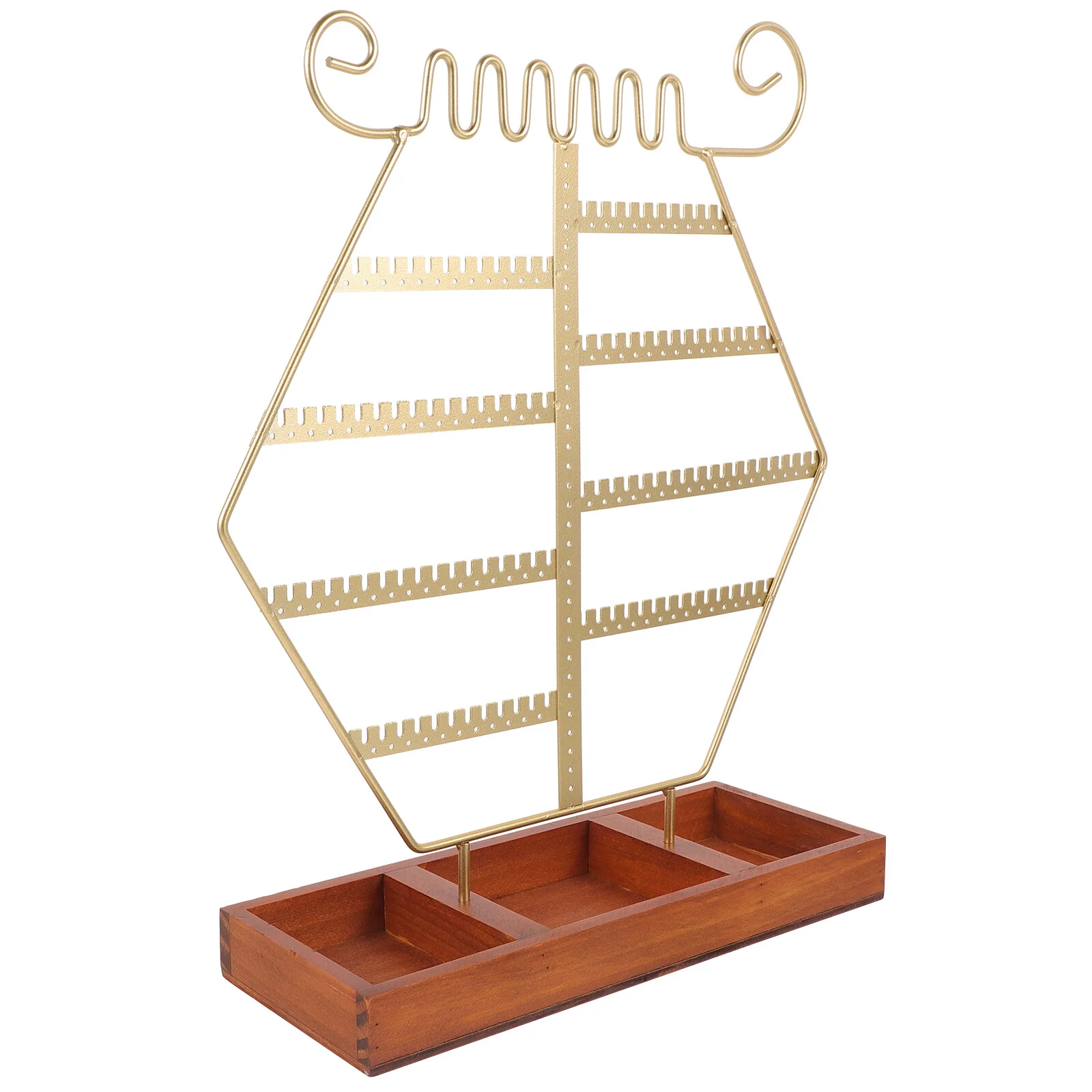

Jewelry Rack Earring Display Stand Earrings Organizer Women Stands Displays Selling Holder