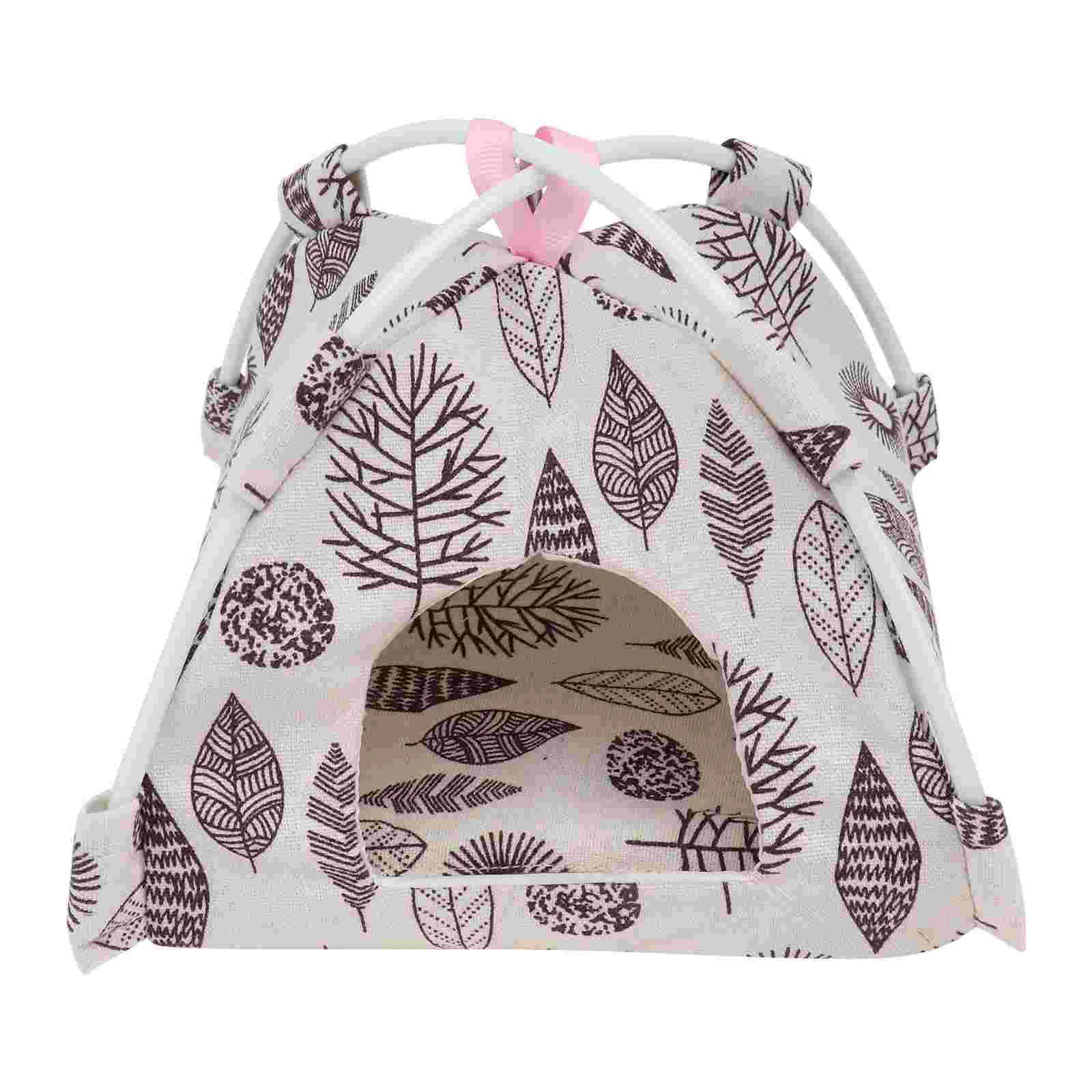 Птичья клетка палатка с попугаем игрушки уличная тепи ткань домик для колибри