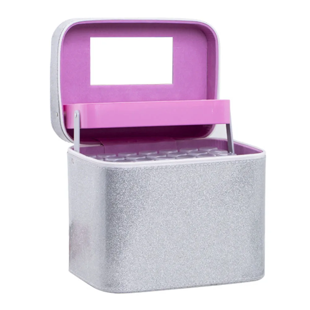 

126 однотонная Нетоксичная изысканная коробка для хранения бусин, сумка, прочная полиуретановая сумка на молнии, демонстрация аксессуаров, а...