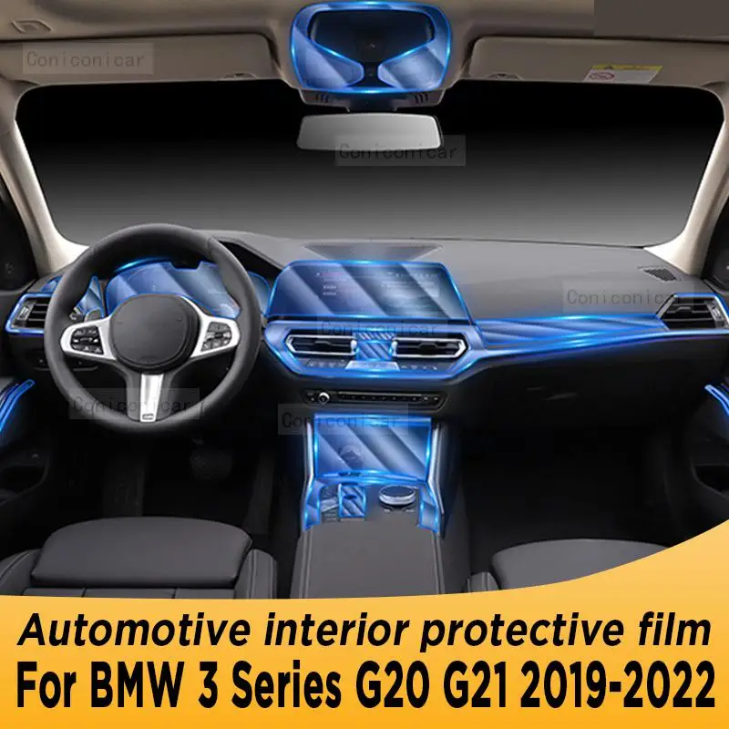 

Для BMW 3 серии G20 G21 2019-2022 панель редуктора навигации автомобильного интерьера защитная пленка ТПУ наклейка против царапин
