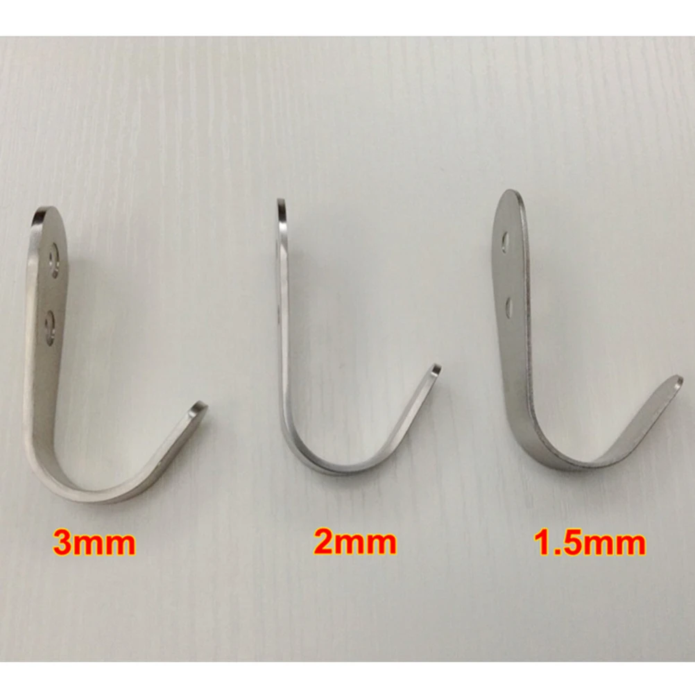 

1pcs Door Hook Stainless Kitchen Cabinet Clothes Hanger Organizer Holde