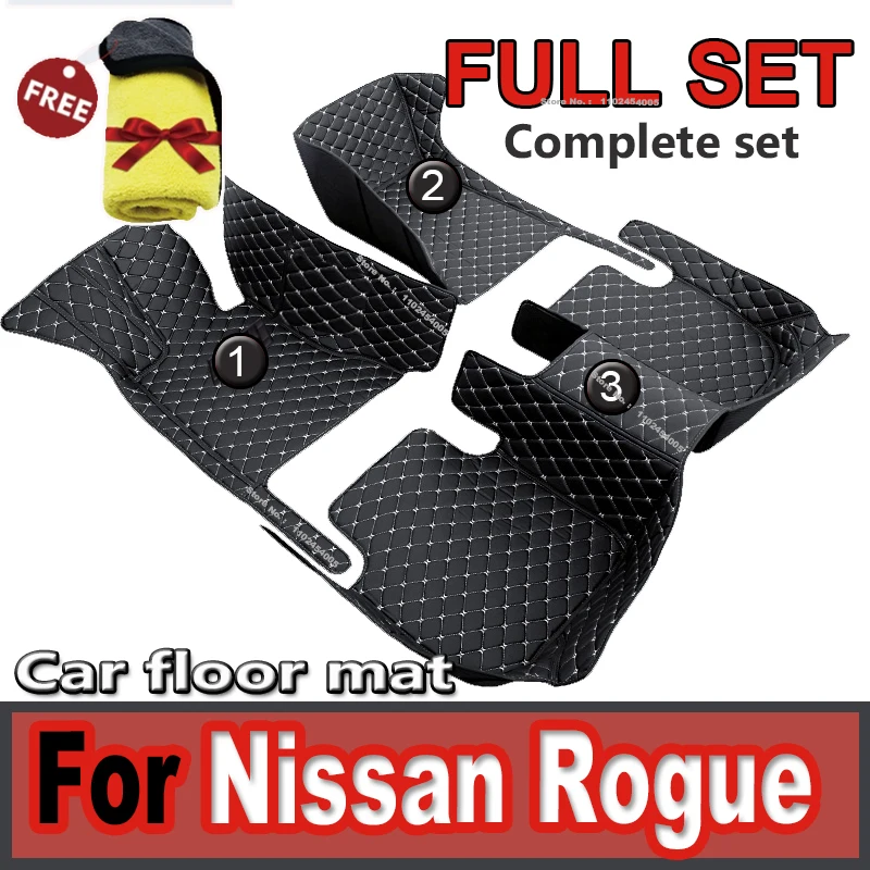

Car Floor Mats For Nissan Rogue X-Trail X Trail T32 2014~2020 Carpets Leather Rugs Mat Pad Carpets Car Interior Accessories 2015