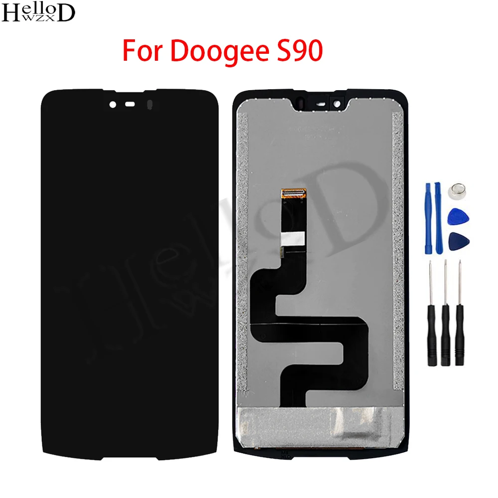 Новый ЖК-экран для Doogee S90, ЖК-дисплей, сенсорный экран, дигитайзер, сенсорная панель в сборе, замена