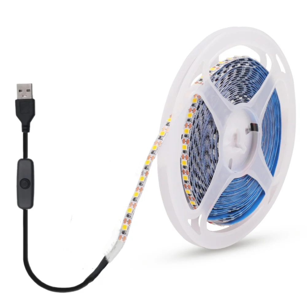 Светодиодная лента HEGEHE USB 2835 120LEDs/m для подсветки телевизора