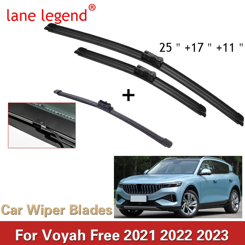 

Car Wiper Blades For Voyah Free 88kWh 106kWh 2021 2022 2023 Car Accessories Front Rear Windscreen Wiper Blade Brushes Cutter