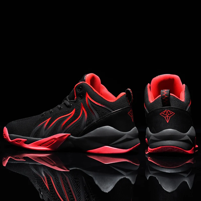 

Men's Basketball Shoes Unisex Cushioning Durable Non-slip Sports Shoes Men Light Basketball Sneakers Women High Top Gym Boots