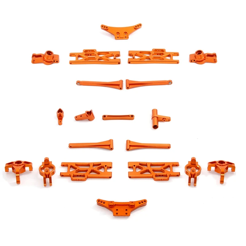 

Metal Upgrade Accessories Kit Steering Cup Swing Arm Set for WLtoys 104009 12402-A 12401 12404 12409 RC Car Parts