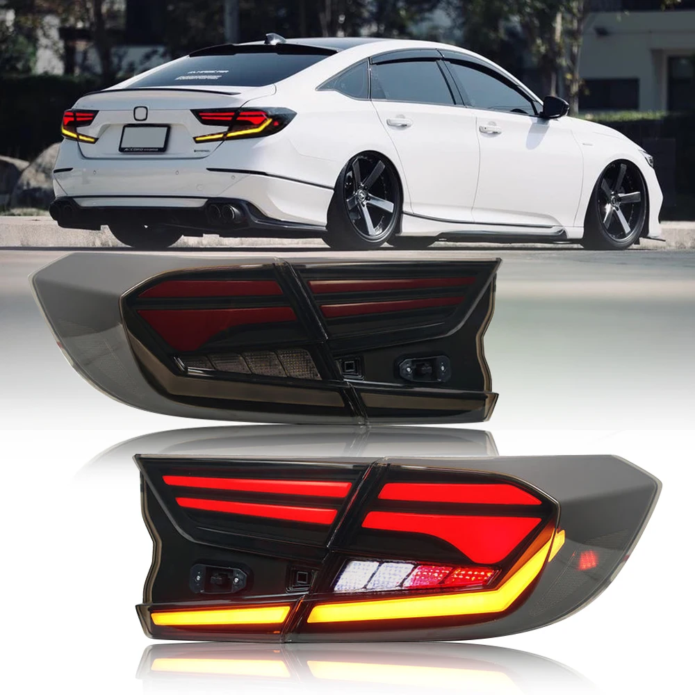 Tail Lights For Honda Accord 2018-2020 LED Taillights Rear Lamp Assembly Car Repiacement Parts  Accessories Start-up Animation