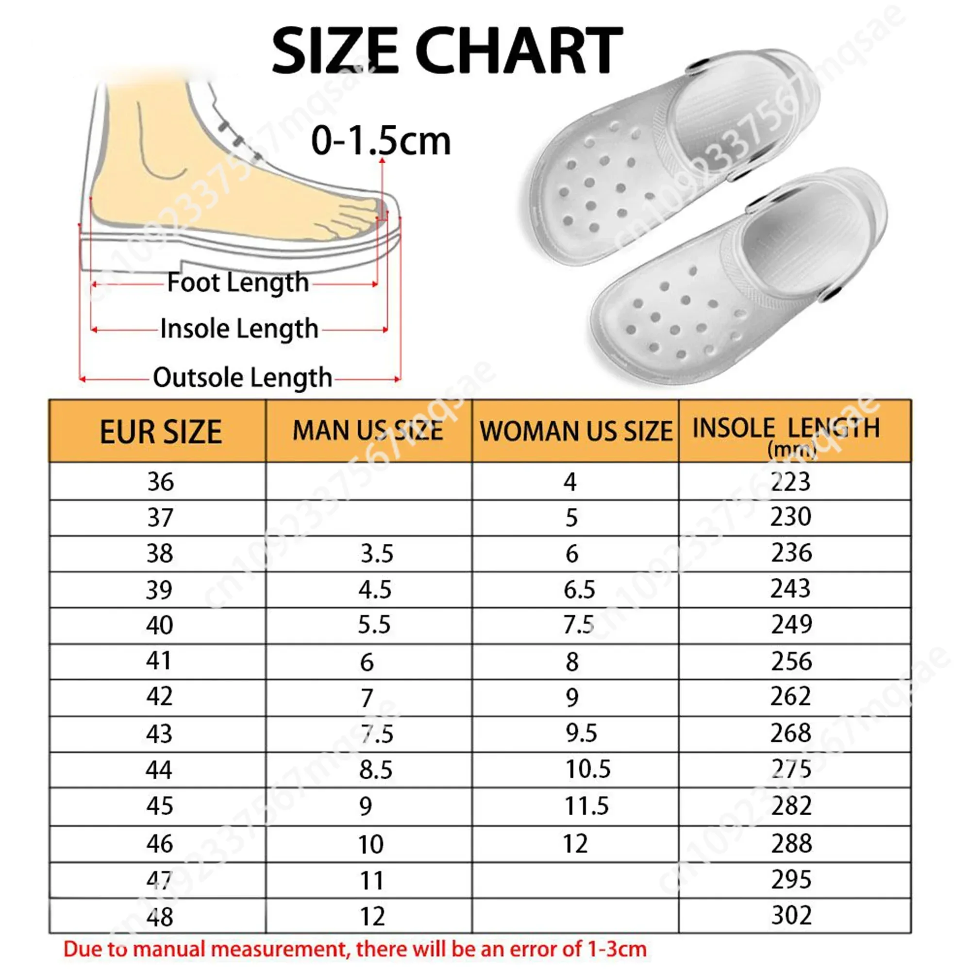 Сандалии мужские/женские для дома и сада Мультяшные шлепанцы с дырками обувь