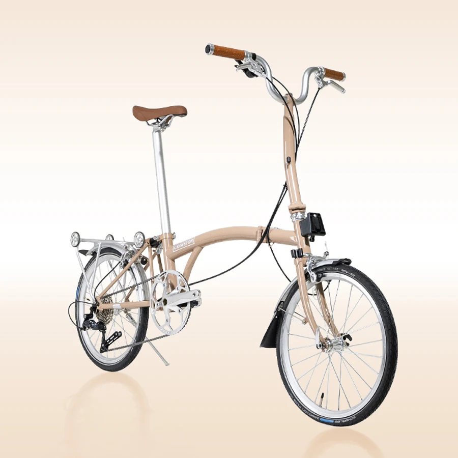 9-скоростной складной велосипед сверхлегкий портативный 20-дюймовый