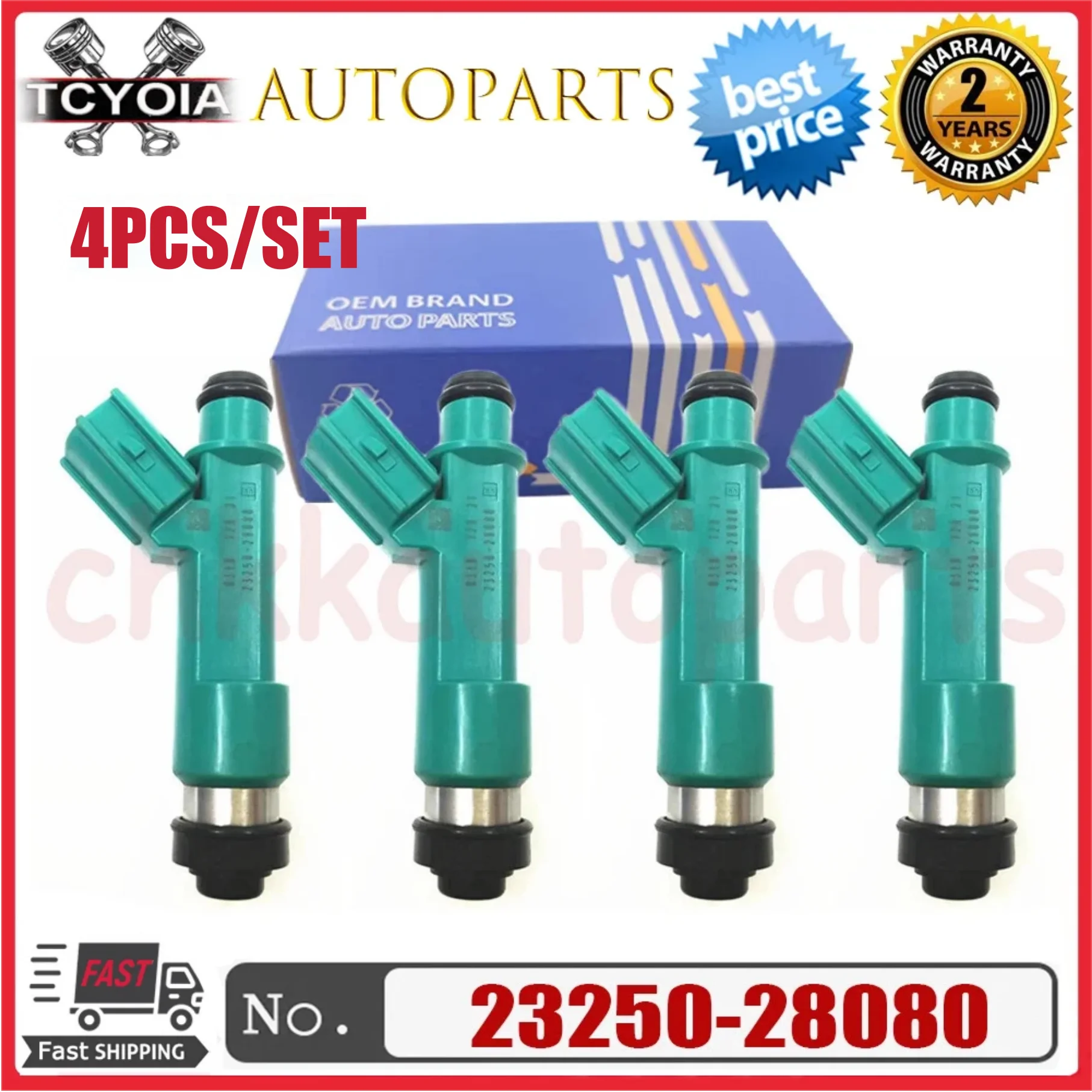 

23250-0H060 23250-28080 Топливные форсунки для Toyota Corolla Camry Rav4 Solara Scion 2.4L 2004 2005 2006 2007 2008-2013 23250-0H030