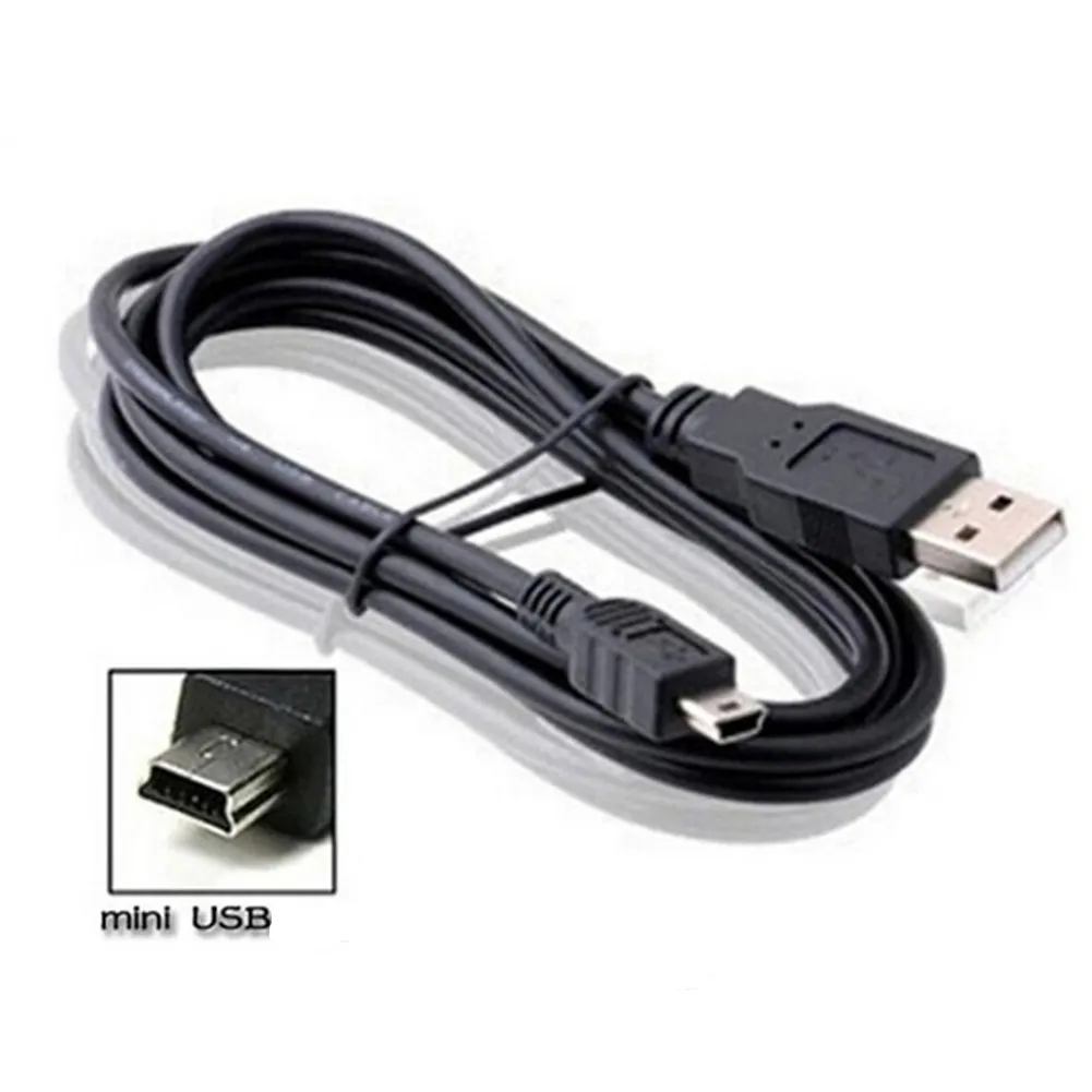 

USB-кабель для MiniUSB Mini 5p, кабель-удлинитель для интерфейса, Автомобильный видеорегистратор, Кабель-адаптер для зарядки, 0,3-4 м, черный, кабели вы...