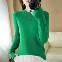 autumn winter new cashmere sweater woman o neck pullover casual knitted tops cashmere female sweater
