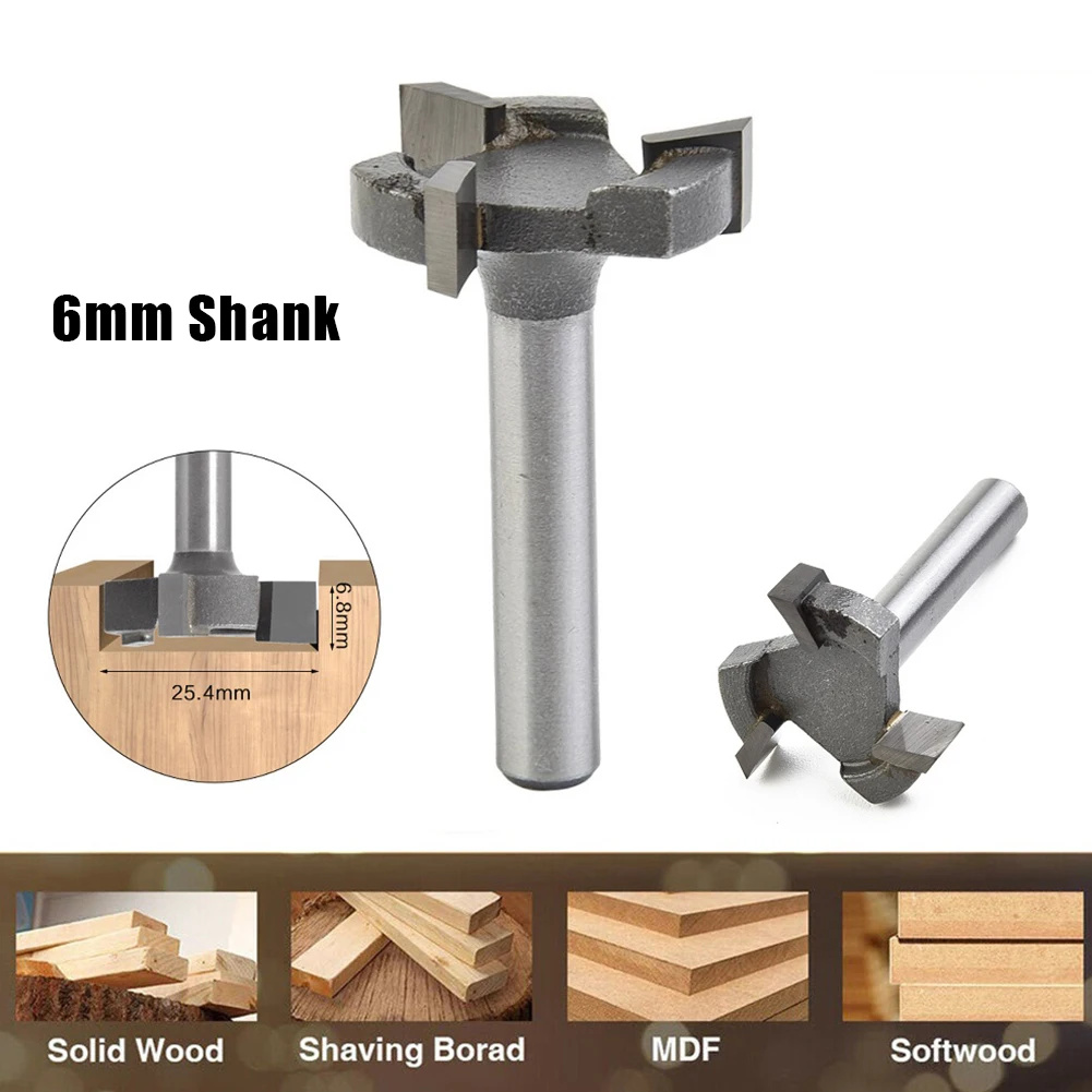 

Milling Cutter Router Bit Surfacing Woods 1pcs 6mm CNC Spoilboard Carbide Grey Plywood Compact Panel Durable