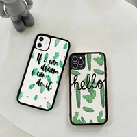 yndfcnb plant cactus phone case silicone pctpu case for iphone 11 12 13 pro max 8 7 6 plus x se xr hard fundas