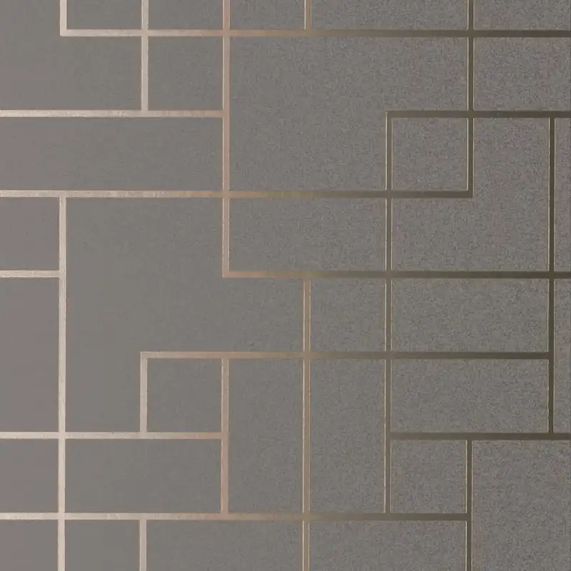 

Mason Dark Grey Geometric Wallpaper 56.4 sq. ft.