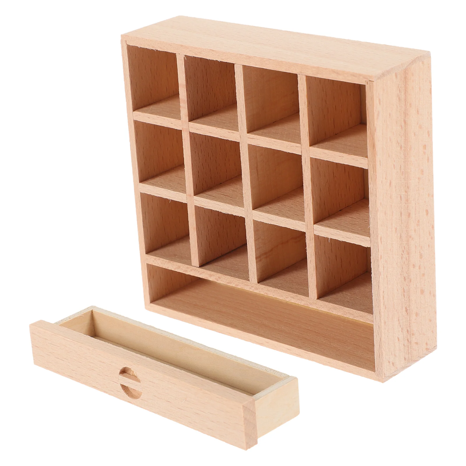

Dollhouse Locker The Adorable Mini Decor Wear-resistant Miniature Furniture Beech Accessories Wood
