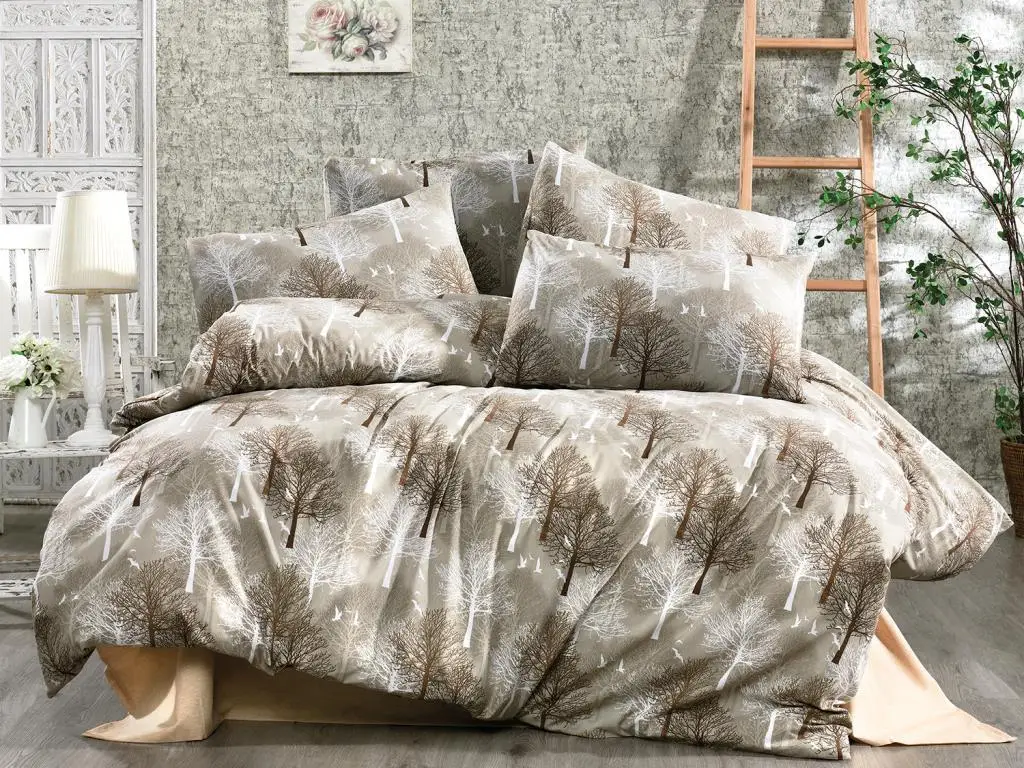 

Dower Land Of Sycamore Double Double Quilt Cover Set Brown