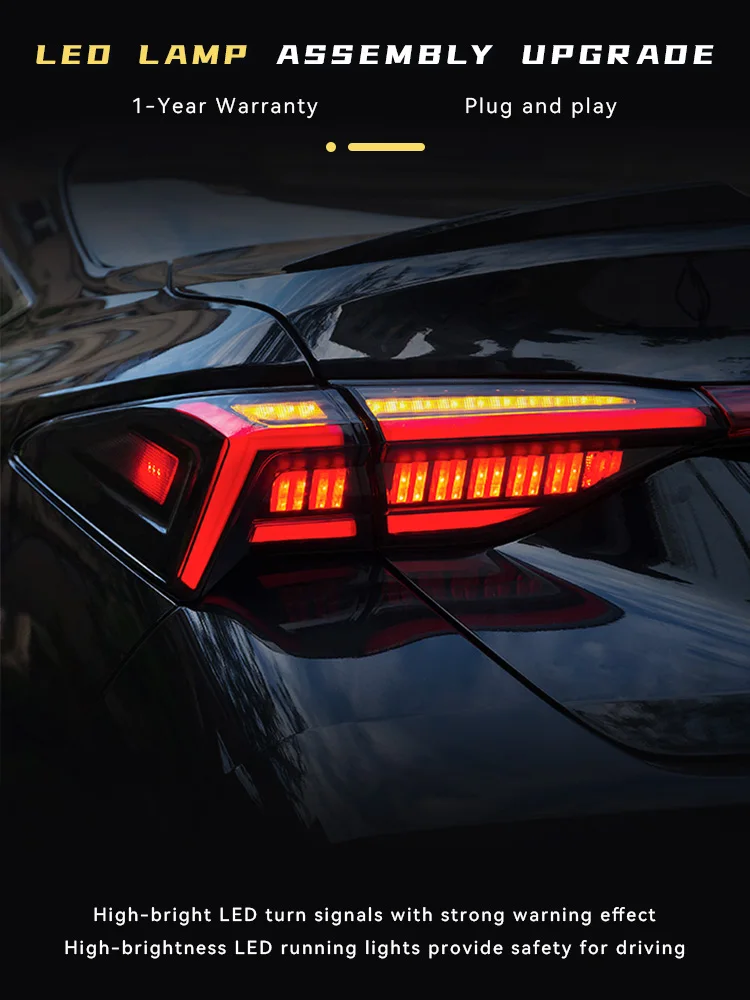 Автомобильные фары для Toyota Avalon 2019-2023 светодиодные модернизированные модные в