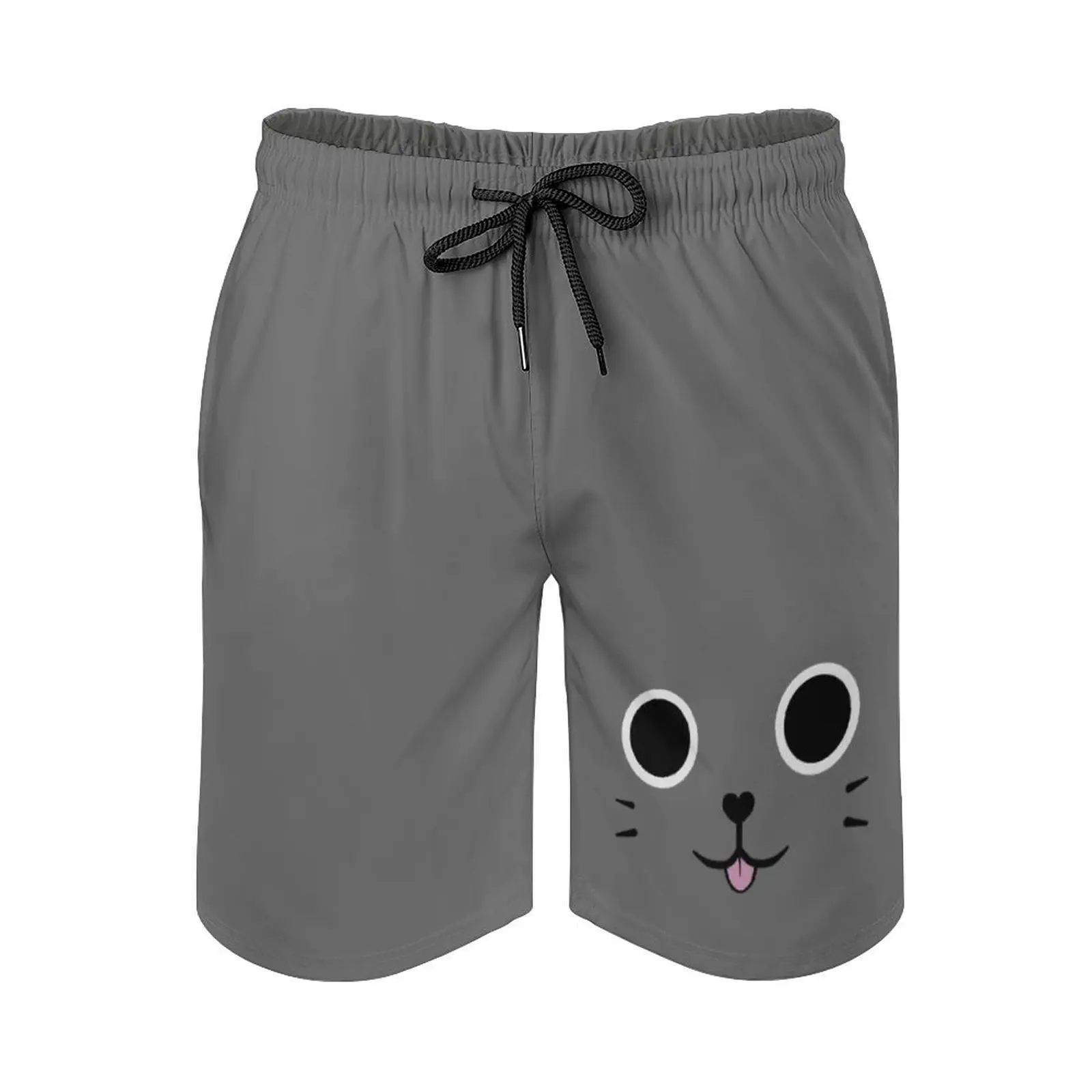 

Catsack Face Men'S Beach Shorts Board Shorts Bermuda Surfing Swim Shorts Catsack Tower Unite Pixeltail Games Beach Shorts