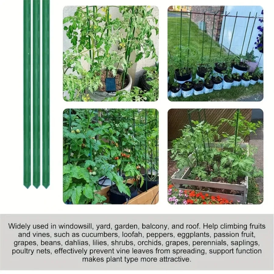 Садовые колья со стальным покрытием набор из 8 предметов для поддержки деревьев и