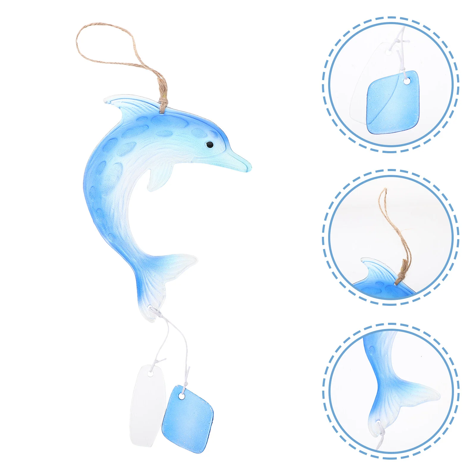 

Wind Chime Sea Decor Sculpture Decoration Decorations Home Crafts Hanging Sea Household