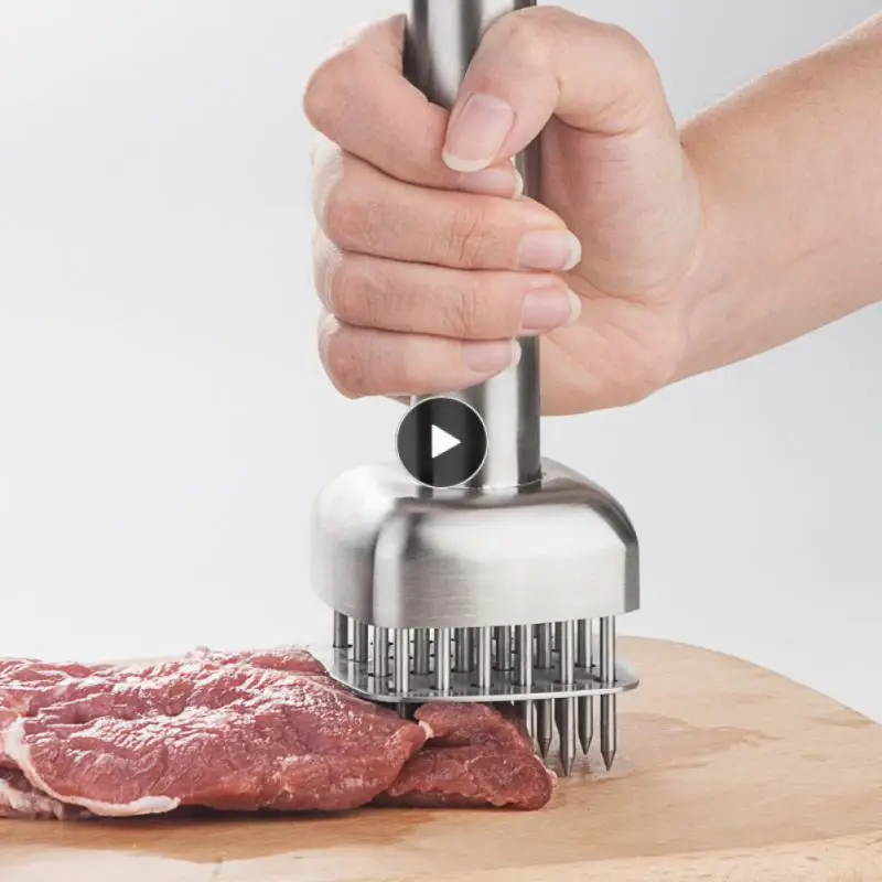 

Portable Professional Quick Hammer Meat Artifact Pine Meat Needle 304 Stainless Steel Meat Tenderizer Kitchen Gadgets
