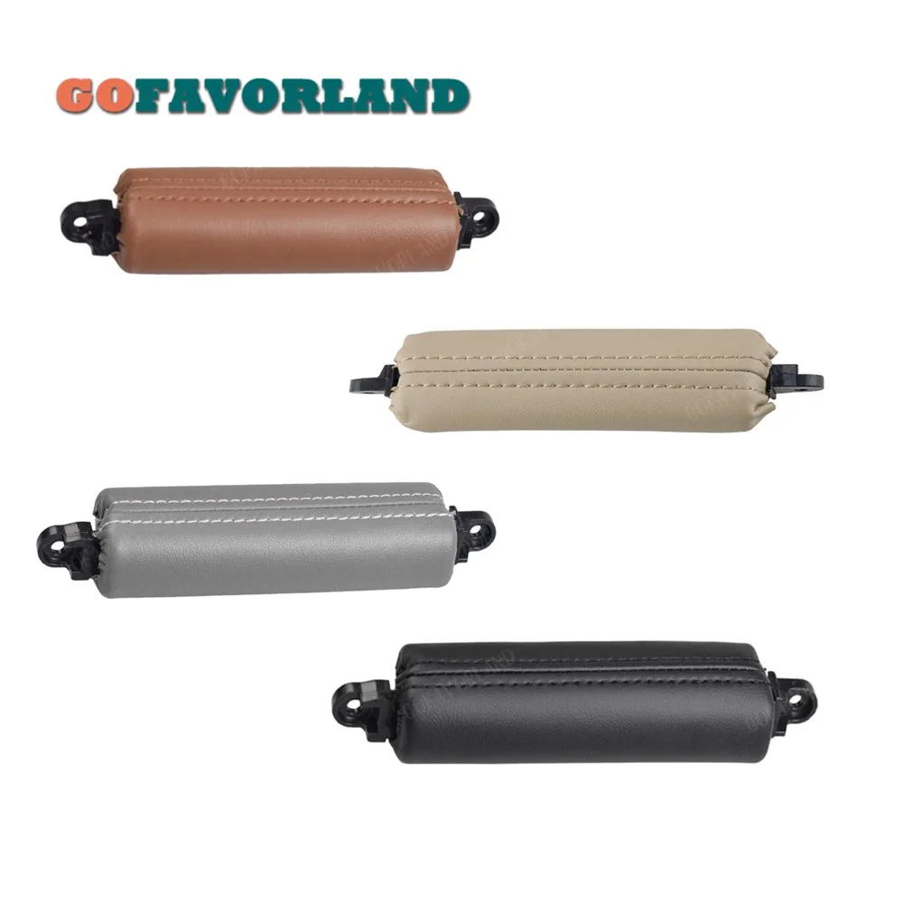 

Left Side Car Inner Door Pull Handle Leather Black Or Gray Or Beige Or Brown Red For Volkswagen Touareg 2003-2010