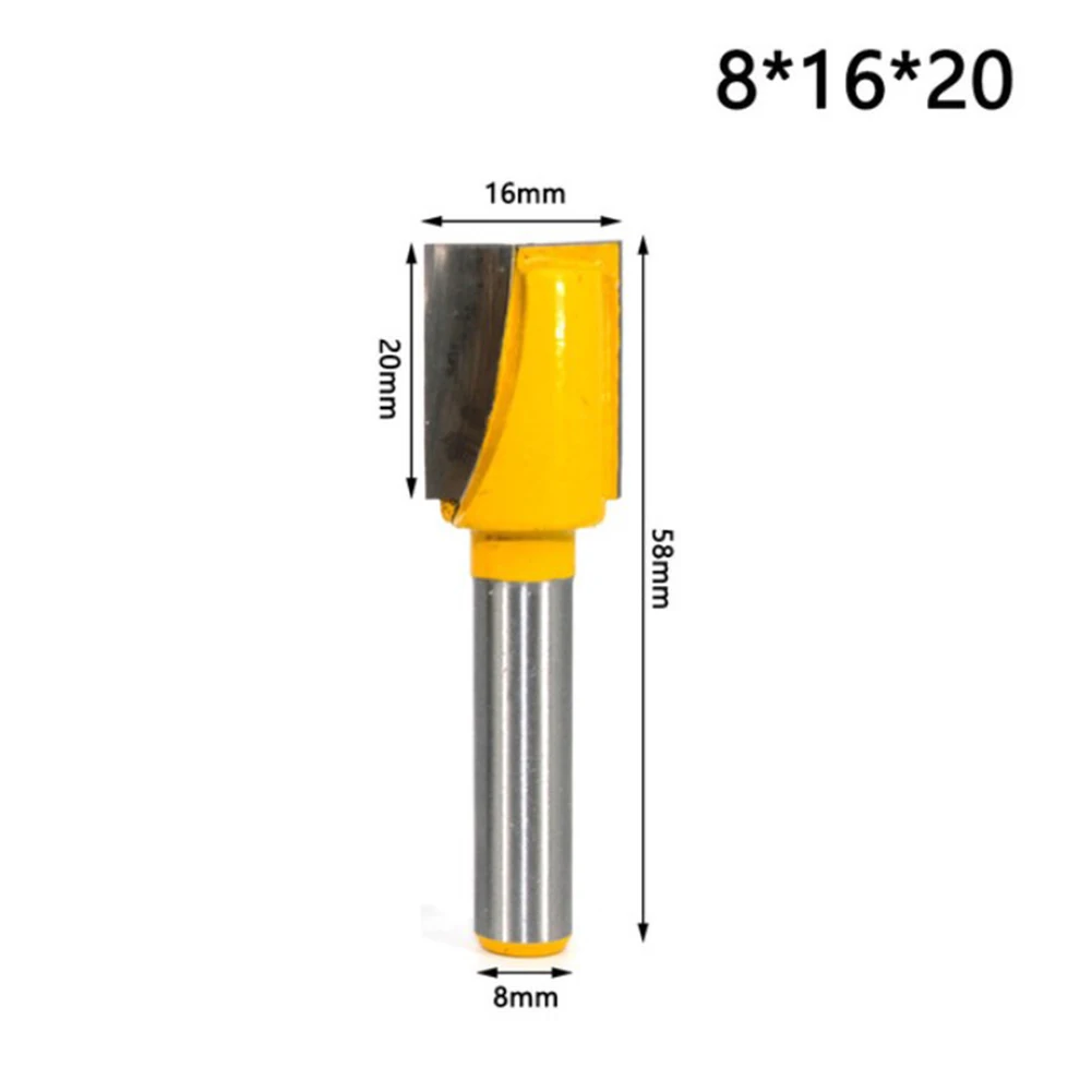 

8mm Shank Bottom Wood Cleaning Bit Straight Router Bit Woodwork Milling Cutter Slotting Knife For Hand Making Drawer