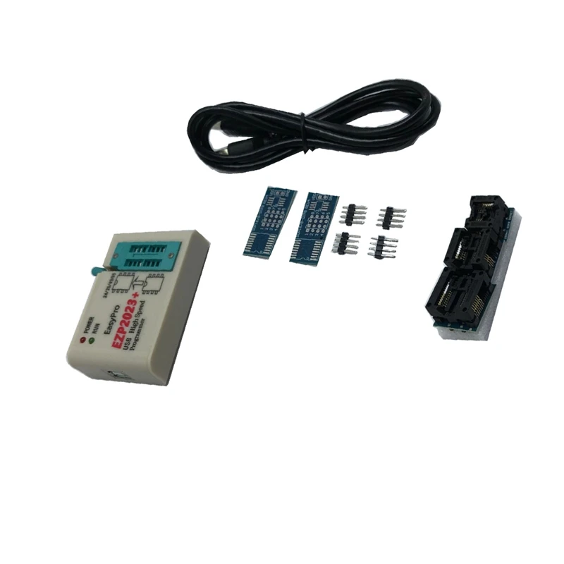 EZP2023 для нового USB SPI программатора полный комплект + 12 адаптеров Поддержка 24 25 93 95