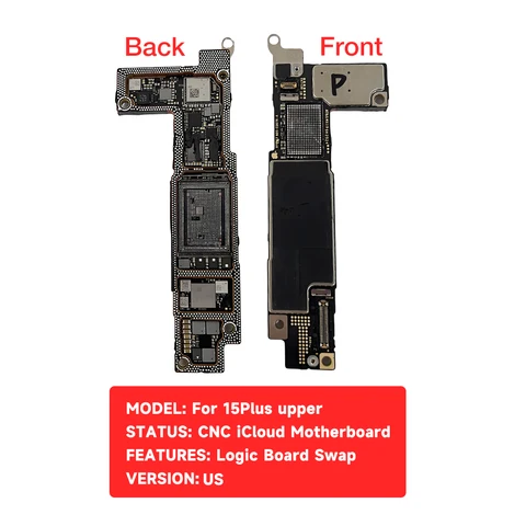 Материнская плата с ЧПУ для iPhone 15 Pro Max Plus 4G 5G Drill CPU Baseband Материнская плата AP RF CPU Логическая плата Удаление использовать для инструмента Swap